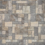Piedras stone tile wall textures background.