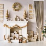Navidad beautiful christmas interior decoration for family celebration