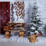 Navidad christmas,and,new,year,decoration,over,white,wooden,background,vintage